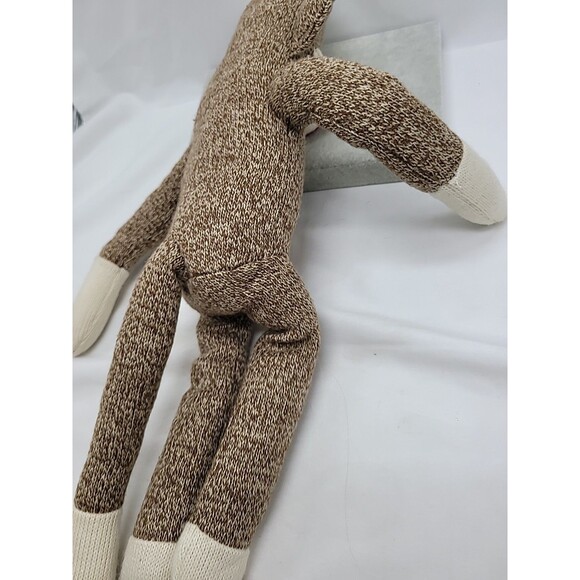 MAXX SOCK MONKEY Street Players 18" Brown Stuffed Animal Plush Toy 2010 - Picture 16 of 16